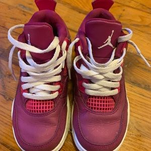 Little Kid's Jordan Retro 4 "Berry Pink"